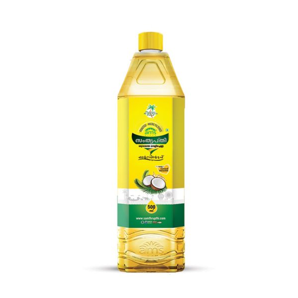 Samthrupthi Pure Coconut Oil Pet Bottle 500ml