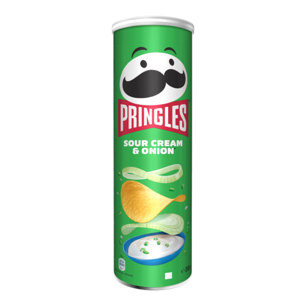 Pringles Sour Cream & Onion Crisps 165g