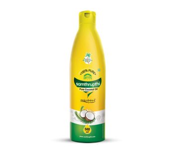 Samthrupthi Pure Coconut Oil HDP Bottle 500ml