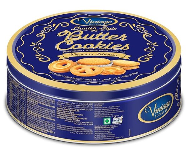 Vintage Luxury Danish Style Butter Cookies 400g - Image 2