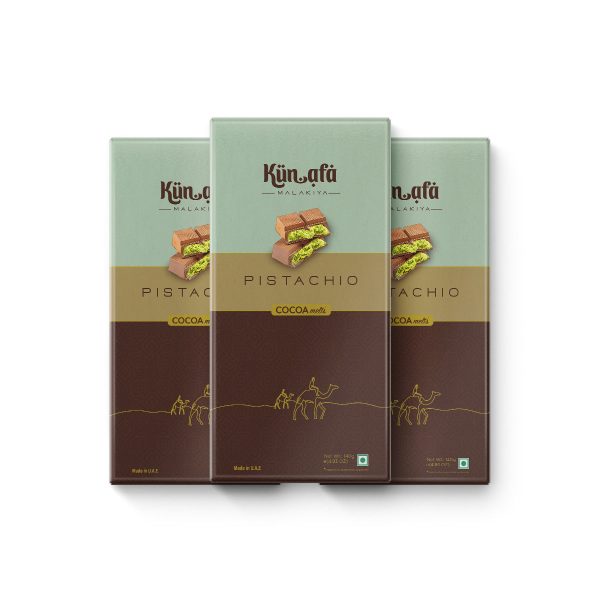 Kunafa Pistachio Chocolate Bar 140g