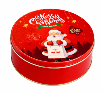 Jaffah Signature Christmas Plum Cake – Premium Tin Pack (400g)