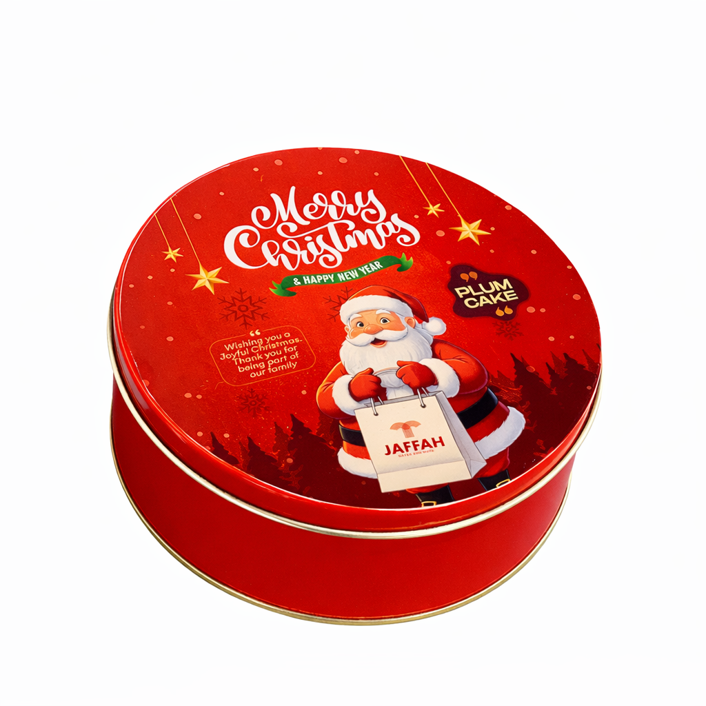 Jaffah Signature Christmas Plum Cake – Premium Tin Pack (400g) - Image 2
